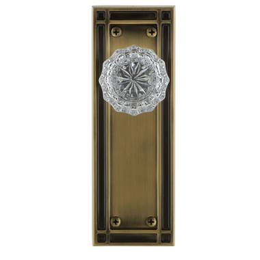 Nostalgic Warehouse Mission Plate with Waldorf Door Knob & Reviews
